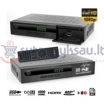 LEYF 0301 palydovinis TV imtuvas, Full HD DVB-S2